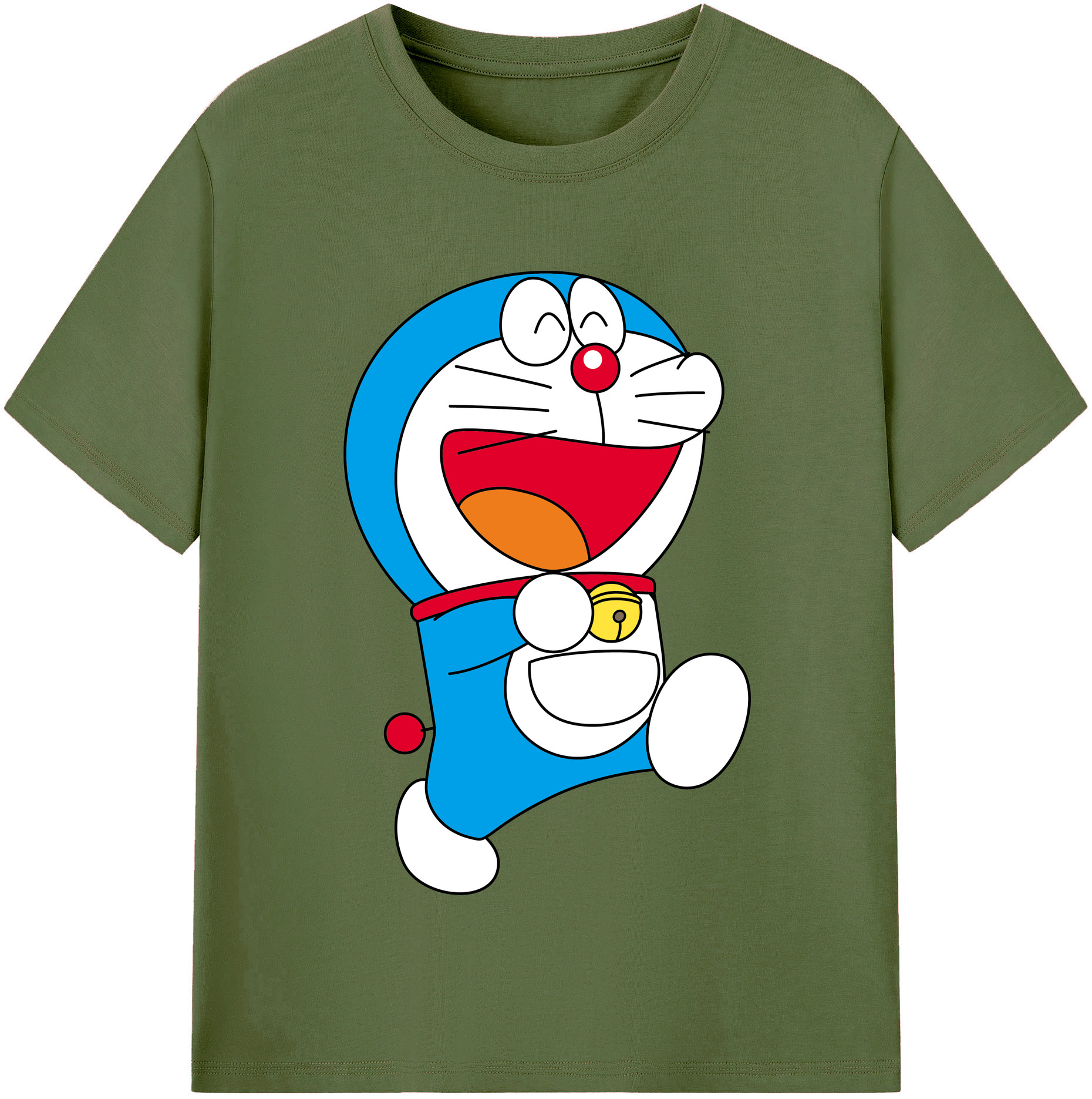 （画像用） ドラえもん Doraemon 綿100％半袖Tシャツ（フロントプリント）